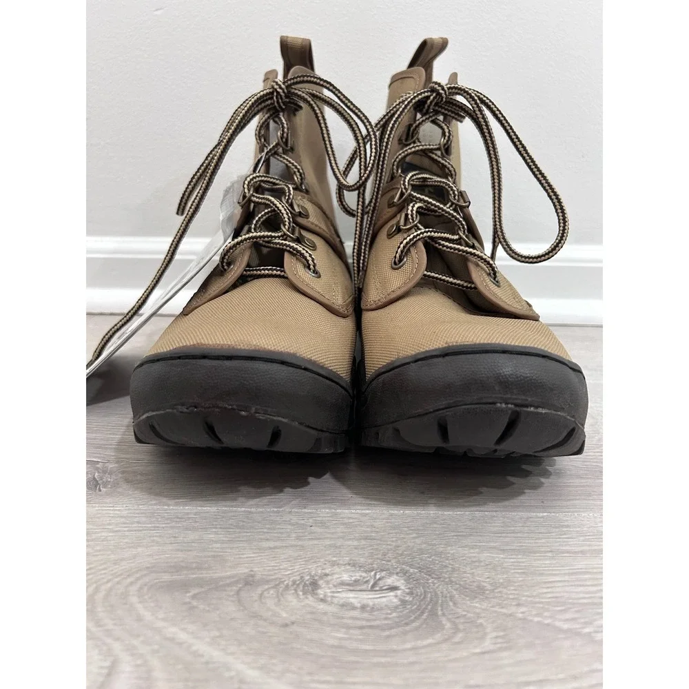 Hodgman 19212 Mens Beige Canvas Wading Boots High Top‎ Fishing Shoes Size 12 NEW